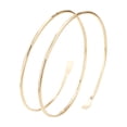 thumbnail image 2 of Brazalete minimalista Sandoo Brazalete dorado para el brazo Brazalete para el brazo superior Brazalete para el brazo superior Brazalete delicado en capas para el brazo Brazalete para el brazo Joyería, 2 of 8