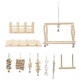 thumbnail image 1 of Juguetes para Cacatúa Unique Bargains, Juguetes para Aves, Columpio para Loro con Escalera y Plataforma de Masticar, 8 Pcs, 1 of 7