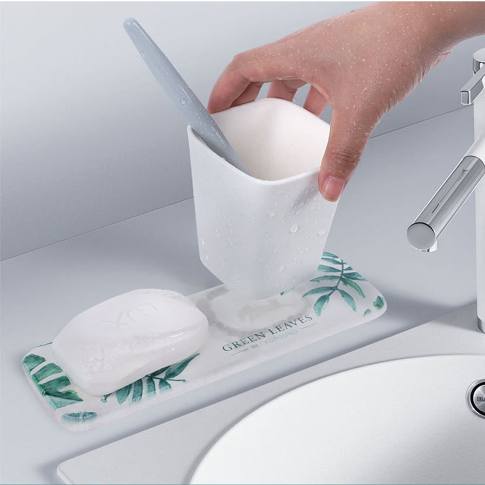 Bathroom Diatomite Soap Dish Cup Coasters Toothbrush Holders Earth Bathroom Diatomite Soap Dish Cup