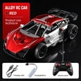 thumbnail image 4 of Gqtwoy Remote Control Racing Car, Alloy Drift RC Car, High-Speed Rechargeable Toy Car, Spray Feature, Indoor & Outdoor Racing Fun, 4-Wheel Drive, Sturdy and Crash-Resistant, 4 of 8