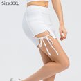 thumbnail image 2 of Falda pantalón atlética para mujer, falda de tenis, falda pantalón de golf, informal, para correr, entrenamiento, correa, falda de fitness, color blanco MFZFUKR BST3001631-5, 2 of 6