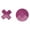 Purple, variant on BIMZUC Controller D Pads Replacement Directional Button Metal Faceted Standard D Pad for Xbox One Elite Elite Series 2 Silver, 2 Pieces, Premium Gaming Parts (3.94 inches / 10 cm)