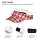 thumbnail image 3 of Balery Red Plaid Daisy Gorra deportiva con visera ajustable para mujer y hombre (talla única), 3 of 7
