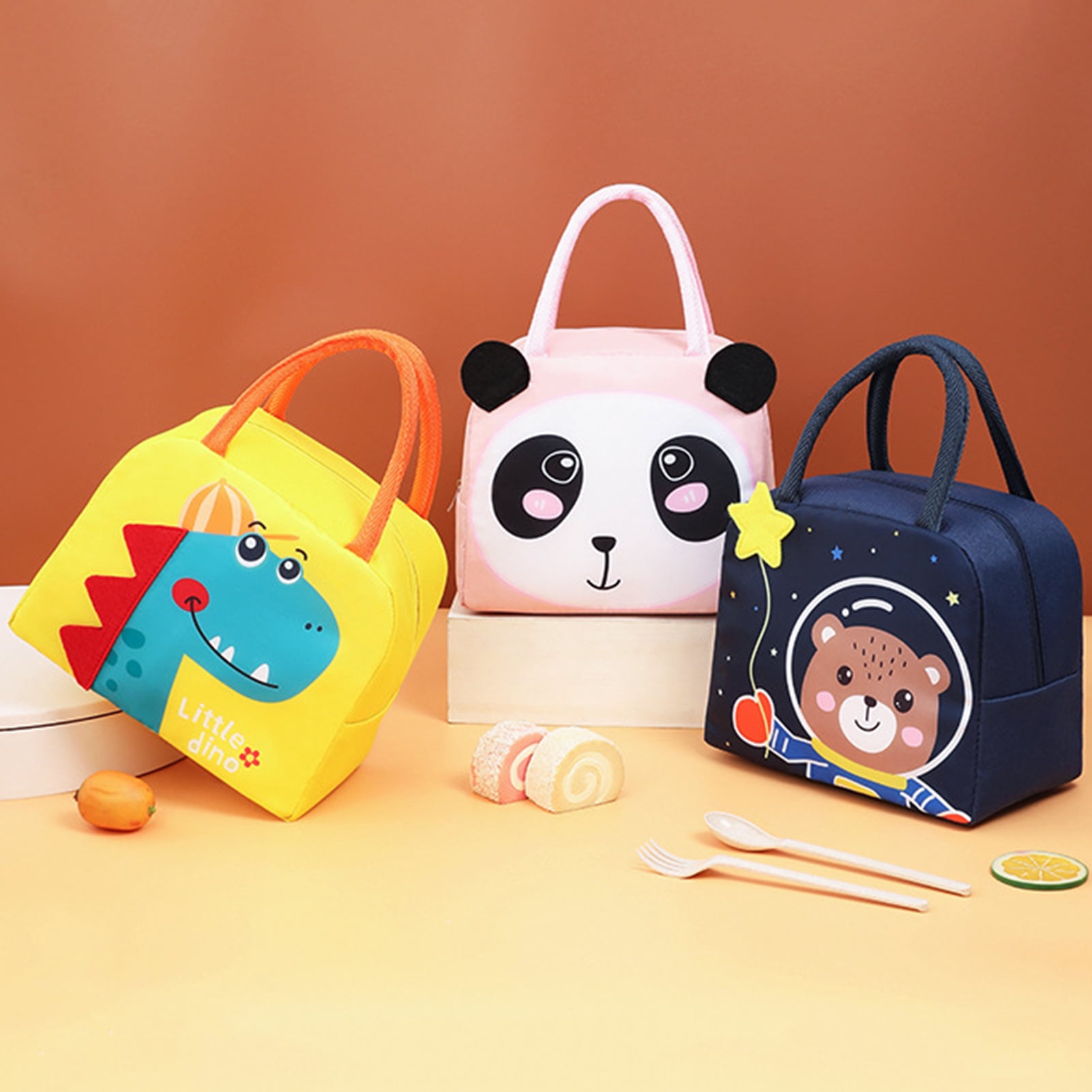 Promotional Children's Cartoon Anime Double Decker Lunchbox Insulation  Cooler Bag with Drink for Kids Girls Cartoon Lunch Box - China Outdoor Bag  and Carry Bag price