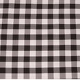 thumbnail image 2 of 5 Yards Checkered Fabric 60" Wide Gingham Buffalo Check Tablecloth Fabric Decor", (Color: Black), 2 of 2