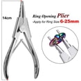 thumbnail image 2 of DJCIW Heavy-Duty Ring Opening Pliers for Large Gauge Hoops,Versatile Tool for Jewelry Piercing, Captive Bead, Segment, Clicker, Stubborn Nose Hoop Rings, 2 of 4