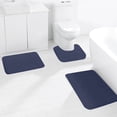 thumbnail image 2 of Tkrady 3 Pieces Memory Foam Bath Mat Sets, For Bathroom Rugs Toilet Mats Soft Comfortable Water Absorption Machine Washable, 2 of 5