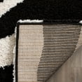 thumbnail image 4 of SAFAVIEH Florida Eleanor Animal Stripes Runner Rug, Ivory/Black, 2'3" x 11', 4 of 6