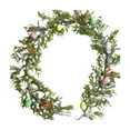 thumbnail image 2 of Cadancy Easter Garland with Eggs Flowers Greenery Artificial Floral Vine Wreath Spring Decor for Home, Mantel, Wall, Holiday Party Dinner Table Decorations(72.83in), 2 of 8