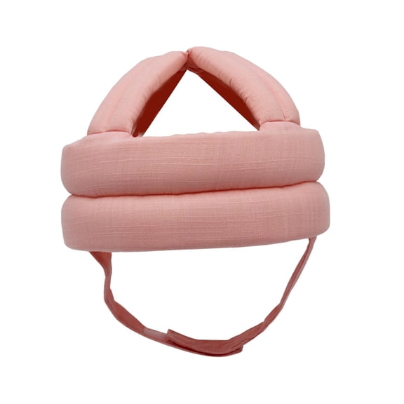 Protectores de cabeza para bebés, sombreros transpirables de protección para la cabeza de bebés, sombreros protectores de cabeza para niños Rosa