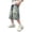 Blue, variant on Boys Ripped Side‑Slit Denim Shorts, Elastic Waist Wide‑Leg Washed Knee‑Length Jean Shorts With Pockets