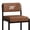 26''-Dark Brown-Faux Leather, variant on MultiHaven 26" Counter Height Bar Stools Set of 2,Modern Upholstered Stool with Thick Back & Seat for Kitchen Island,Bar,Cafe - Dark Brown PU