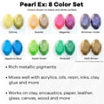 thumbnail image 2 of Set de pigmentos en polvo Jacquard Pearl Ex 8 colores, tarros de 15 ml, 2 of 7