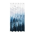 thumbnail image 2 of Harpily Rideau de Douche Bleu Ensemble Rideau de Douche Blanc Rideau de Douche Tissu Imperméable Rideaux de Douche pour Salle de Bain Arbre Naturel Rideau de Bain Hommes, 2 of 4