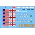 thumbnail image 3 of (x10) 3M Reflective Georgia and US Flag Stickers | Versatile & High Quality Safety Decals | Hard hats, laptops, bikes, toolboxes, 3 of 3