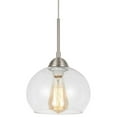 thumbnail image 2 of Woodbridge Lighting Taylor 13623STN-C008 Metal Ball Mini-Pendant in Nickel/Clear, 2 of 3