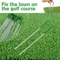 thumbnail image 4 of Synthetic Artificial Grass Turf Pins U-Shaped Staples Securing Pegs Fastening Lawn Tent Pegs Mat - 20 Pcs, 4 of 9