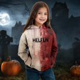 Minsida Children's Autumn And Winter Theme Printed Long Sleeve Hoodie