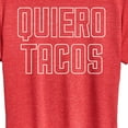 thumbnail image 3 of Instant Message - Quiero Tacos - Women's Short Sleeve Graphic T-Shirt, 3 of 6
