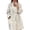 White, variant on Long Sleeve Knit Oversized Cardigan Sweaters for Women Loose Lapel Solid Color Thick Cardigan Coats with Pockets