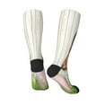 thumbnail image 5 of Lsque Brown Bunny Printed Crew Socks Men's Women's LightWeight Thin Casual Calf Socks ,Knee High Socks,Cotton Socks, 5 of 9