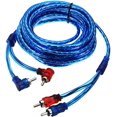 thumbnail image 4 of Kit de cableado de amplificador de coche de 1500W 10GA, cable RCA de amplificador de potencia secundario de subwoofer o fusible esquí esquí Gafas de esquí, 4 of 5