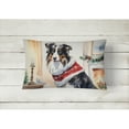 thumbnail image 4 of Carolines Treasures DAC1229PW1216 16 x 12 in. Unisex Australian Shepherd Christmas Fabric Decorative Pillow, 4 of 4
