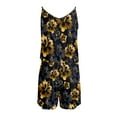 thumbnail image 5 of Pntutb Jumpsuits,Womens Summer Sleeveless Tank Tops Short Jumpsuit Elastic Waist Romper with Pockets, 5 of 5