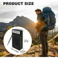 thumbnail image 2 of Meikoko Portable Radio AM FM, Loud Speaker Transistor Radio with 3.5mm Headphone Jack, Personal Radio for Long Trips, Pocket Radio for Indoor,Outdoor,Emergency Use Perfect Gift for Seniors,kids,Black, 2 of 6