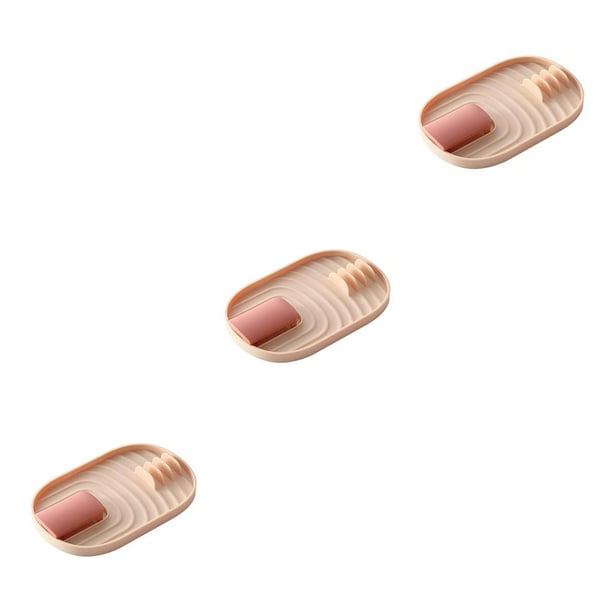 Naiovety Soporte para cuchara, espátula de plástico, estante de almacenamiento, encimera de restaurante, tapa de olla, estantes de vajilla, accesorios Type1 NO1 Naiovety CBP165096