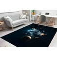thumbnail image 2 of Space Landscape Rugs, Kitchen Rug, Bedroom Rugs, Solar System Rugs, Office Decor Rug, Modern Rugs, Boy Room Rug, Nursery Rug, Outdoor Rug, 5.9'x9.2' - 180x280 cm, 2 of 7