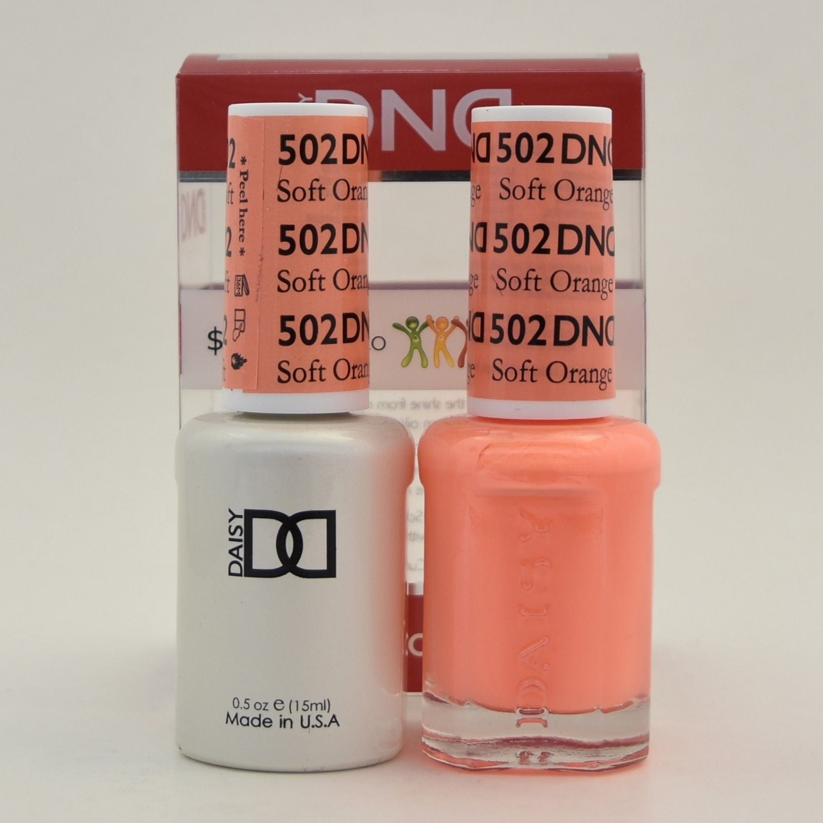 DND Duo Nail Gel Polish 502 Soft Orange