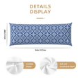 thumbnail image 3 of Fotbe Stylized Flowers Vintage Boho Funda para Almohada Corporal con Diseño, Funda de Microfibra Ultrasuave de 20x54 Pulgadas, Ropa de Cama Elegante, 3 of 7