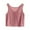 Pink, variant on Xunlbb Tops for Women Under $5 Women's Summer Casual Fashion Solid Color Short Sexy Round Neck Tank Top Beach Vacation Clothes for Women XL-8XL