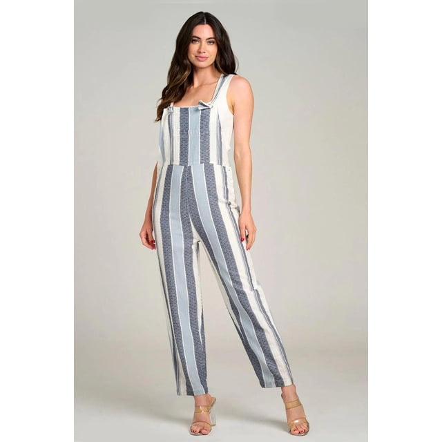 Jumpsuit rayado Roman Fashion /Juvenil,61809 (Azul) azul M