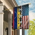 thumbnail image 3 of Flag Made In America With Venezuelan Parts Venezuelan American Friendship Root Proud Garden Flag, Double-Sided Decorative Outdoor Flag, Patriotic Polyester Yard Flag 12 x 18 in, 3 of 5