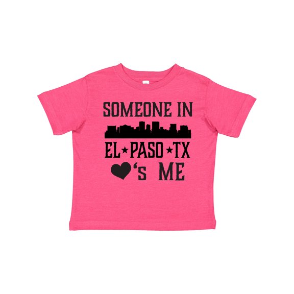 Inktastic El Paso Texas Someone Loves Me Skyline Boys or Girls Toddler T-Shirt
