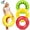 3 Fruit, variant on Syncfun 4 Packs 32'' Inflatable Pool Floats Fruit Tube Rings, Fruit Pool Tubes, Pool Floaties Toys, Beach Swimming Party Toys for Kids and Adults