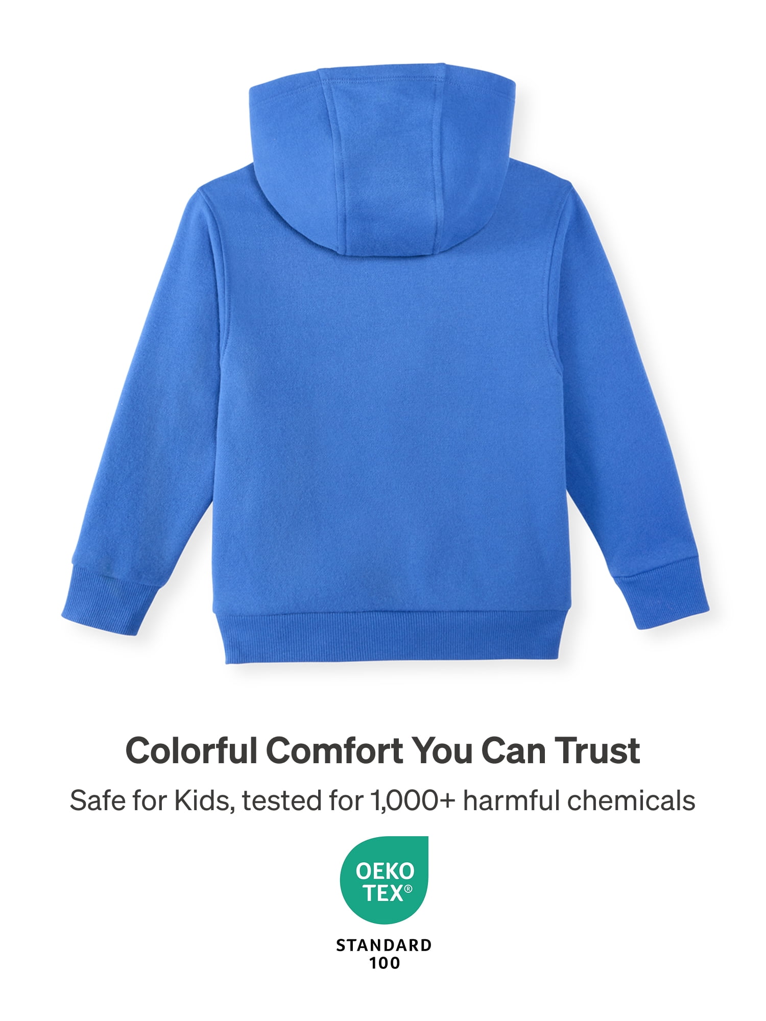 Color Mix by Garanimals Baby & Toddler Fleece Hoodie, Sizes 0–6T