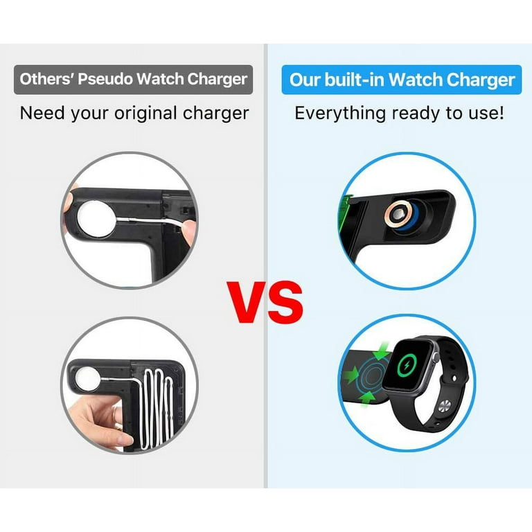 Intoval Wireless Charger 3 in 1 Charging Station for iPhone