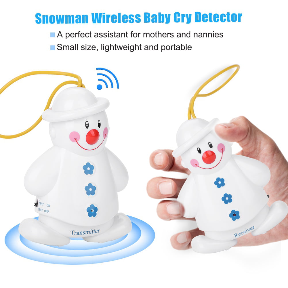 Wireless Baby Monitor Baby Cry Detector Infant Crying Alarm Transmitter+Receiver
