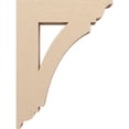 thumbnail image 3 of Ekena Millwork 5 1/2"W x 24"D x 32"H Thorton Traditional Rough Cedar Woodgrain TimberThane Bracket, Primed Tan, 3 of 6
