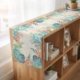 thumbnail image 6 of Table Runners 108 Inches Long Dress Scarves, Beige Coastal Farmhouse Coffee/Dining/Kitchen Table Runner for Living Room, Summer Nautical Beach Coral Starfish 13x108 Inch, 6 of 9