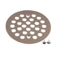 thumbnail image 1 of Moen 101664ORB 4-1/4-Inch Screw-In Shower Strainer, Oil Rubbed Bronze, 1 of 1