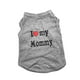 thumbnail image 2 of Camiseta para perro Fernando I Love Mommy XS Gris, 2 of 8