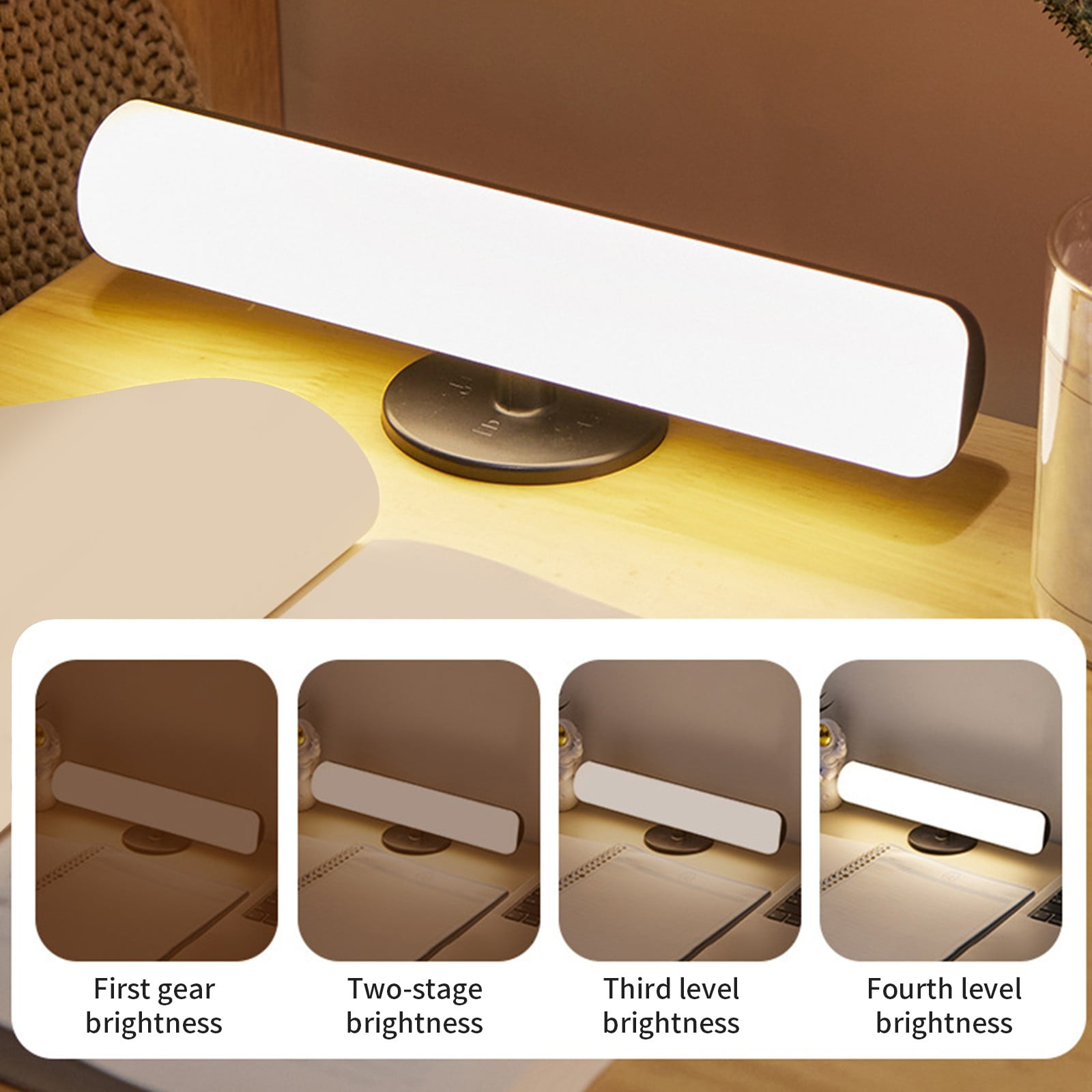 Night Light,3 PCS Dimmable Touch Lamp for Bedroom, Portable Table Bedside Lamp, 4 Brightness & 3 Colors, Night Lights for Bedroom/Baby Nursery/Bathroom/Hallways/Living Room