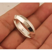 Designer 925 Sterling Silver Spinner Ring – Handmade Thumb Ring for Women, Boho Meditation Anxiety-Relief Band, Unique Christmas Gift Idea