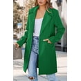 thumbnail image 6 of PRETTYGARDEN Women's 2025 Spring Fall Long Blazer Jackets Long Sleeve Lapel Pockets Loose Fit Work Casual Blazers Outerwear, 6 of 9
