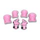 thumbnail image 3 of Rodilleras, coderas y muñequeras para niños. Conjunto de equipo de protección para niños. Gris rosa, 3 of 9