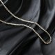 thumbnail image 5 of Gargantilla Heldig con taladro en hilera diamantes de imitación cadena de clavícula de acero, 5 of 6